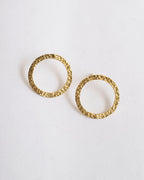 CLASSIC HAMMERED EARRINGS