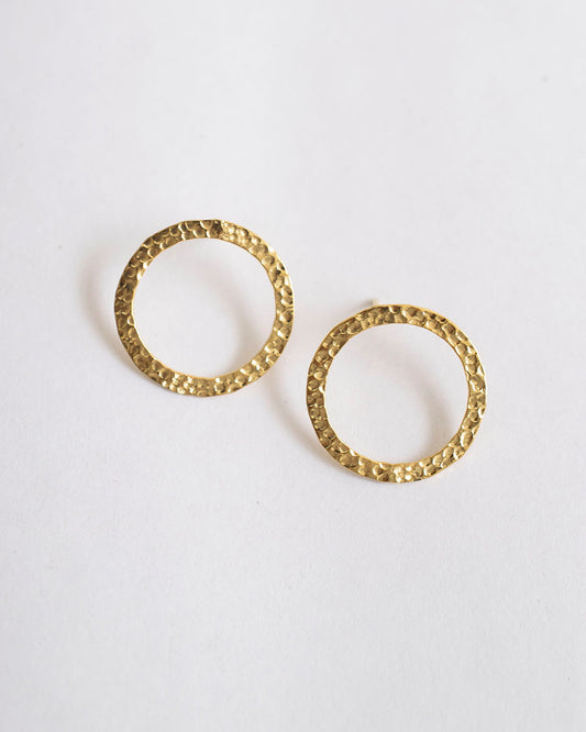 CLASSIC HAMMERED EARRINGS