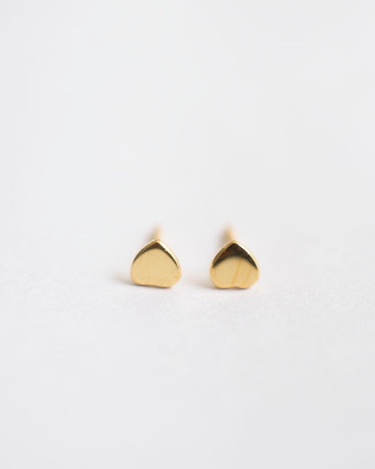 MINI HEART STUD EARRINGS