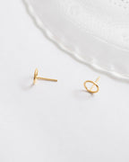 MINIMAL CIRCLE EARRINGS