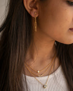 CUSHION BOLD CURVED LAYERED NECKLACE