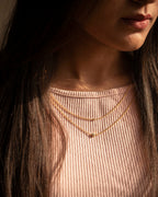 LAYERED PRINCESS DOT NECKLACES
