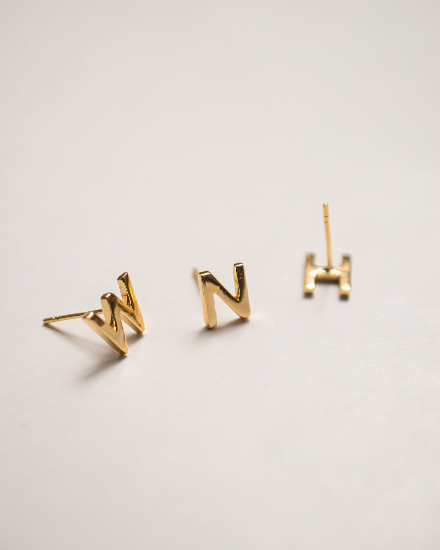 BASIC INITIAL EARRINGS