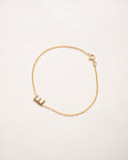 SIMPLE LETTER CHAIN BRACELET