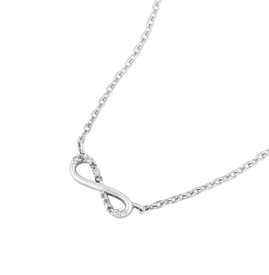 INFINITY ELEGANCE SILVER NECKLACE