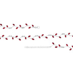 SILVER LEAFY CHOKER NECKLACE