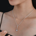 SNOWDROP SILVER NECKLACE