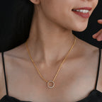 RING OF GRACE SILVER NECKLACE