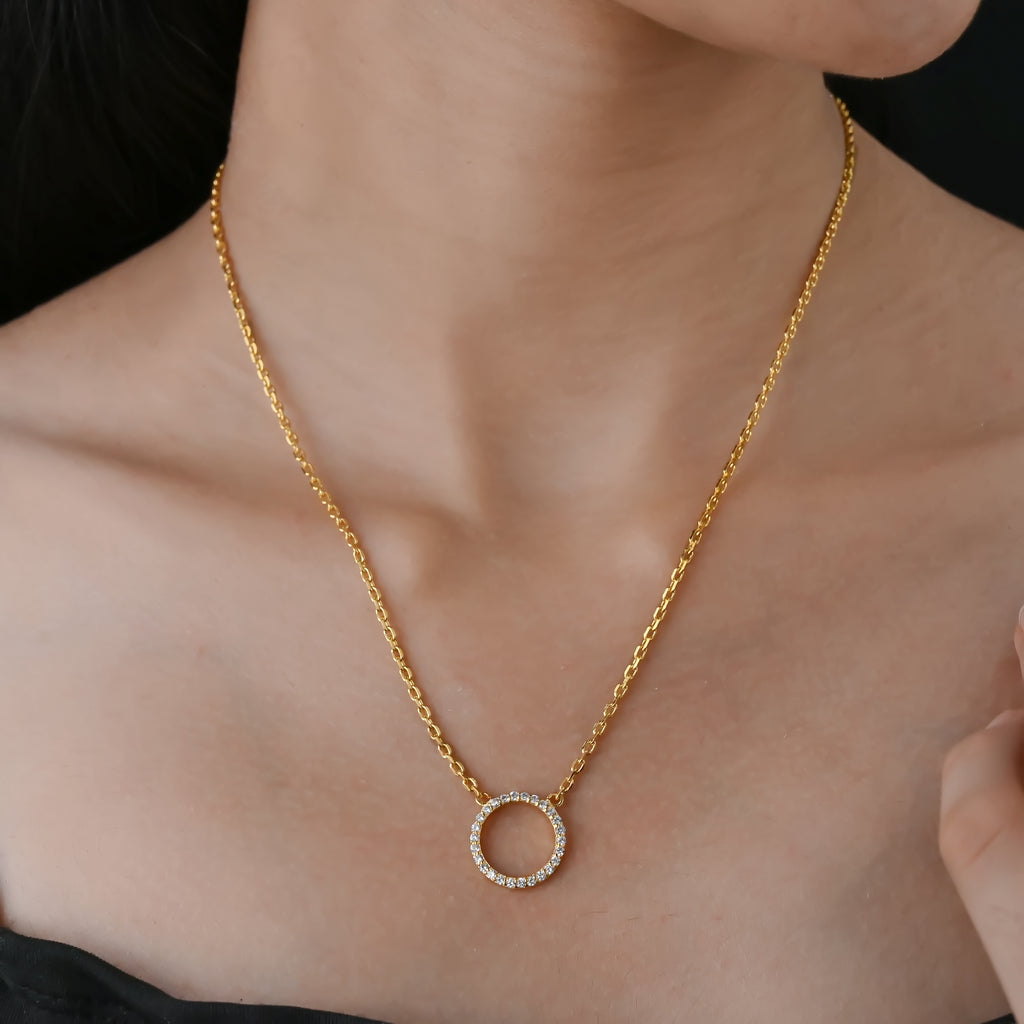 RING OF GRACE SILVER NECKLACE