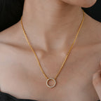 RING OF GRACE SILVER NECKLACE