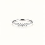 TINY V SHAPED PAVE CZ RING
