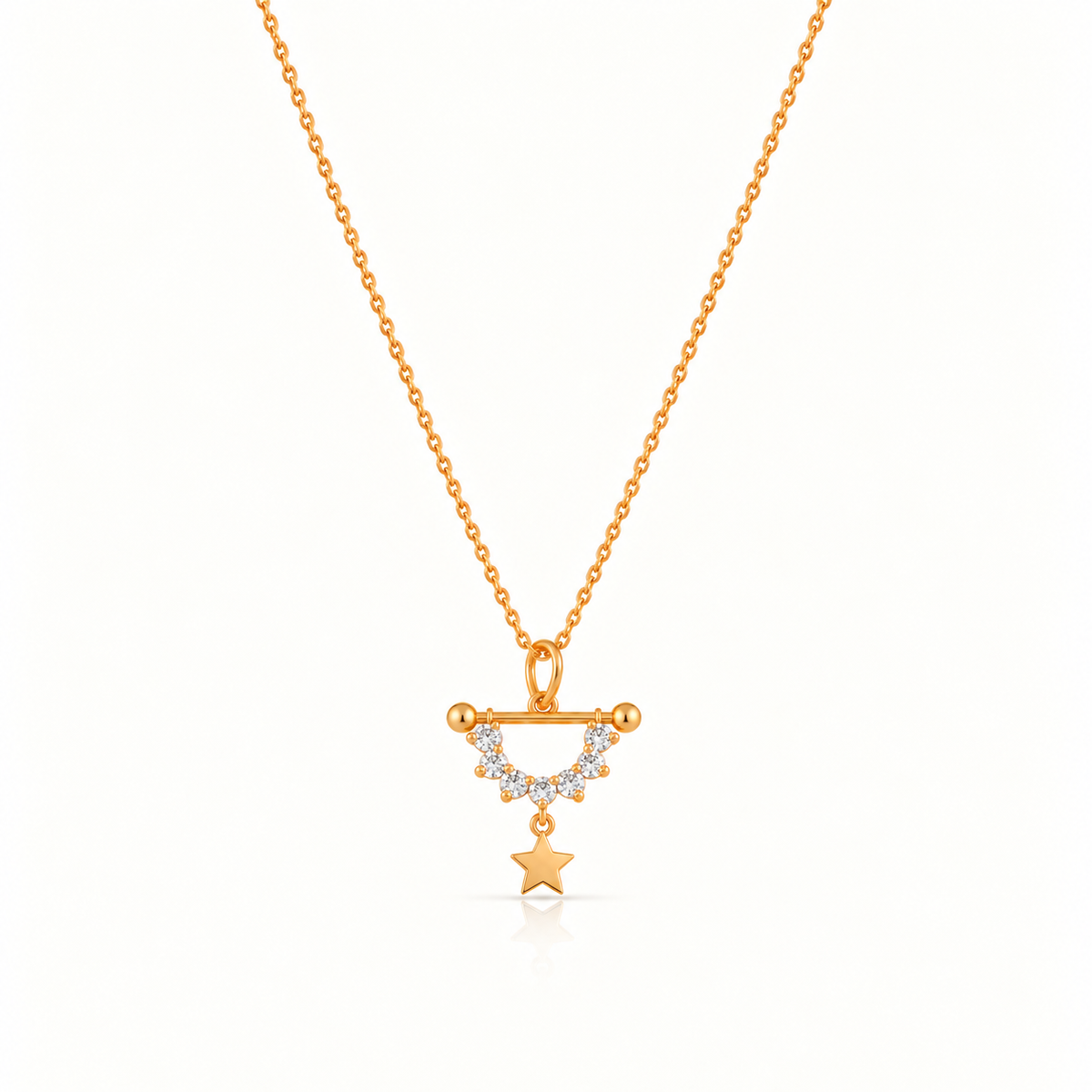STARRY ARCH SILVER NECKLACE