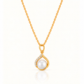 PEARL HALO NECKLACE
