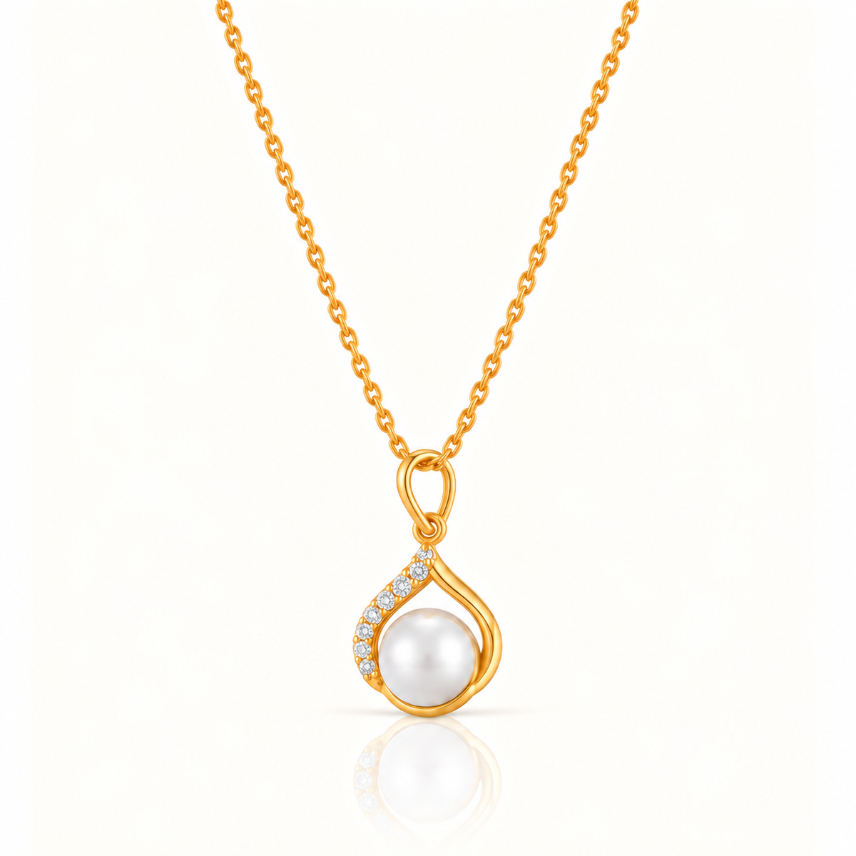 PEARL HALO NECKLACE
