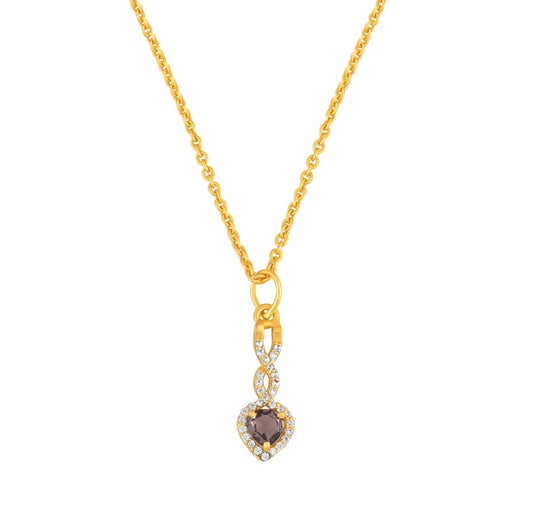 CRISS-CROSSED AFFECTION SILVER NECKLACE