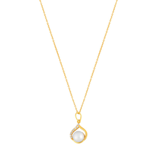 PEARL HALO NECKLACE
