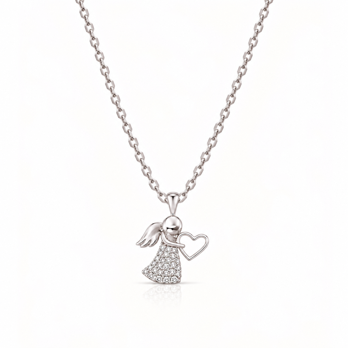 ANGEL AURA'S SILVER NECKLACE