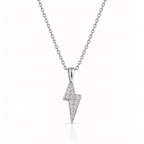 LIGHTNING JEWEL SILVER NECKLACE