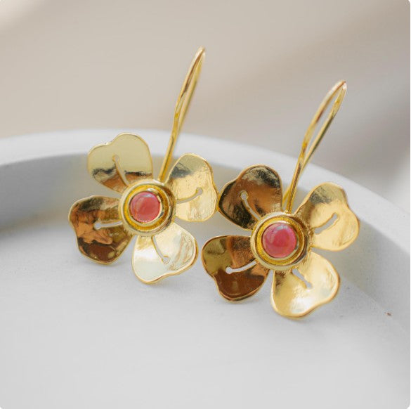 floral earring