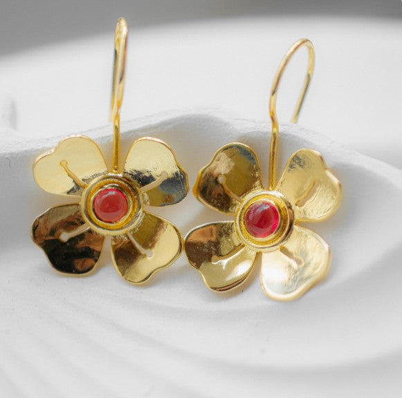 floral earring
