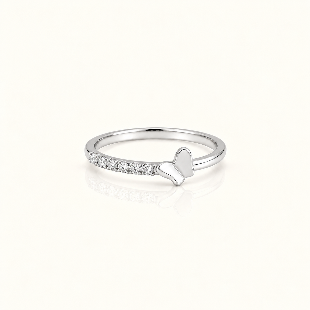 DAINTY TINY BUTTERFLY RING