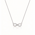 INFINITY ELEGANCE SILVER NECKLACE