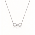 INFINITY ELEGANCE SILVER NECKLACE