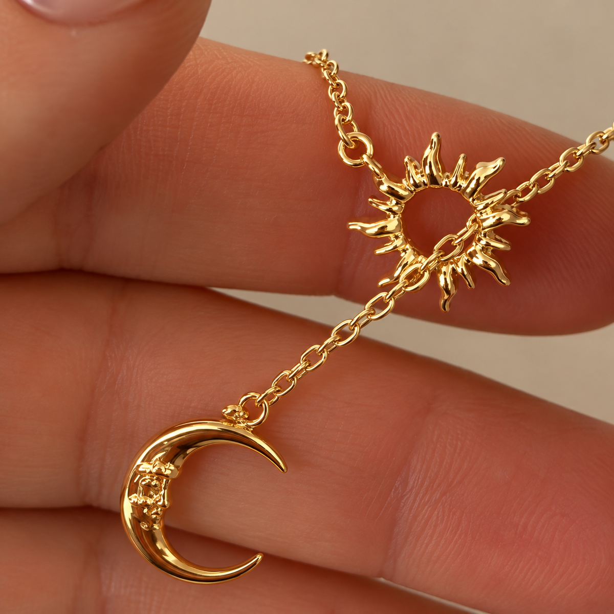 SUN & MOON NECKLACE
