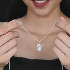 ANGEL AURA'S SILVER NECKLACE