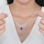 DEER CHARM SILVER NECKLACE