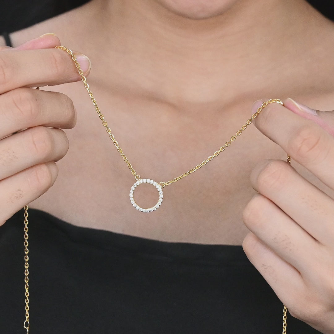 RING OF GRACE SILVER NECKLACE